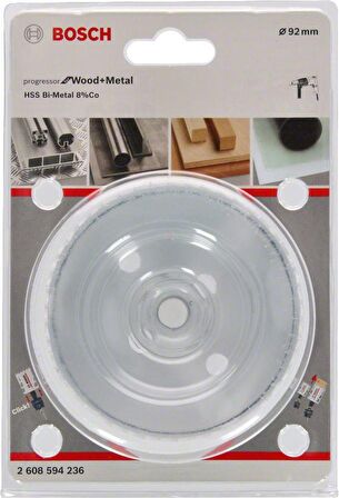 Metal ve Ahşap 92 mm Hss Bi-Metal %8 Kobaltlı Delik Testeresi BOSCH 2608594236